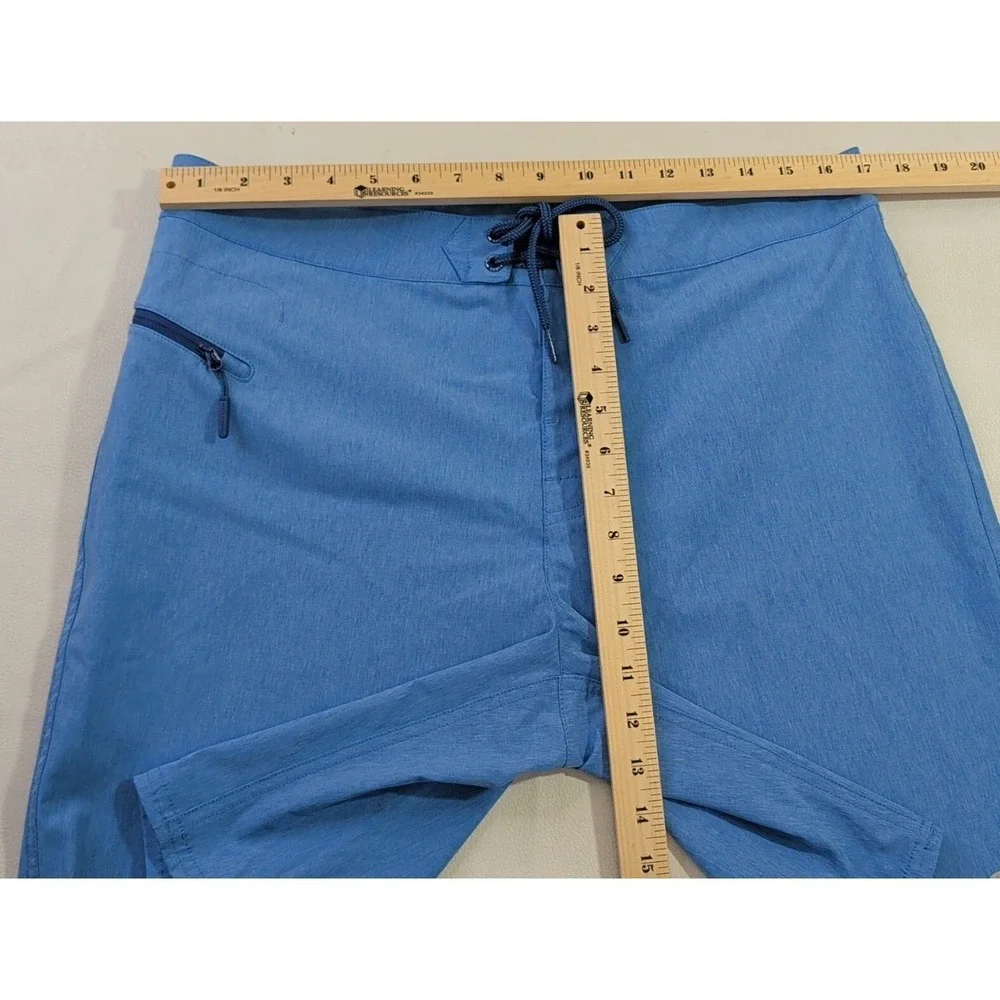 Vineyard Vines Board Shorts Swim Trunks Mens 33 Blue Heather Stretch‎ Beach Pool